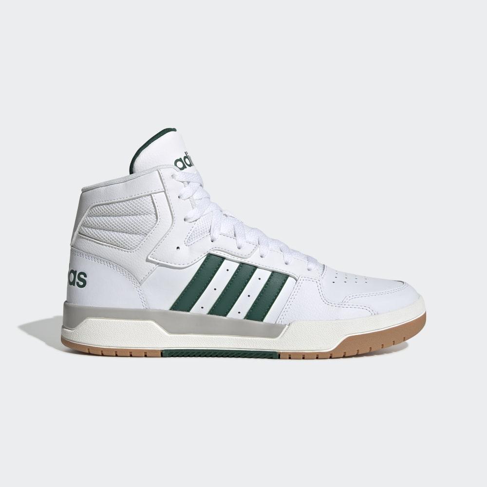 Adidasi Baschet Adidas Entrap Mid Barbati Romania - Albi/Verzi/Gri EG4308